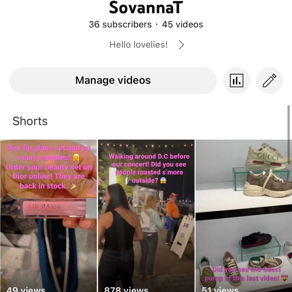 Hello lovelies, follow me on YouTube by subscribing to enjoy more..